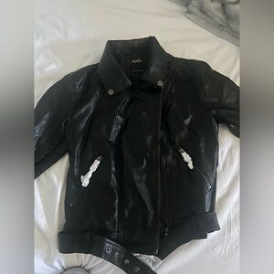 Leather jacket size small